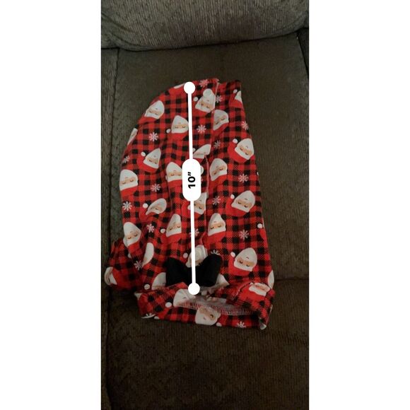 Santa Claus Dog Outfit Bow Tie Size Small - Picture 7 of 9